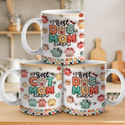 Only My Dogs Know Me Well - Dog & Cat Personalized Custom 3D Inflated Effect Printed Mug - Christmas Gift For Pet Owners, Pet Lovers