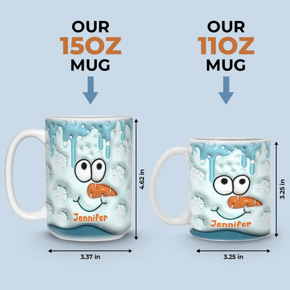Hello December - Family Personalized Custom 3D Inflated Effect Printed Mug - Christmas Gift For Family Members