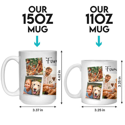 This Is Us, A Little Bit Of Crazy - Family Personalized Custom Mug - Gift For Family Members
