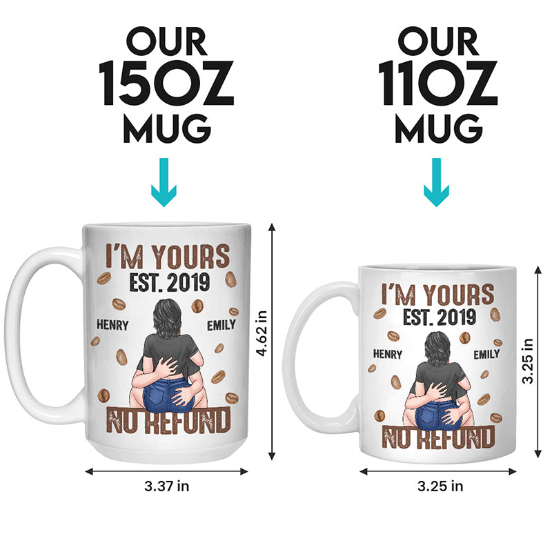 You're Hot And Constantly Inside Me - Couple Personalized Custom Mug - Gift For Husband Wife, Anniversary