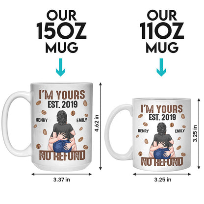 You're Hot And Constantly Inside Me - Couple Personalized Custom Mug - Gift For Husband Wife, Anniversary