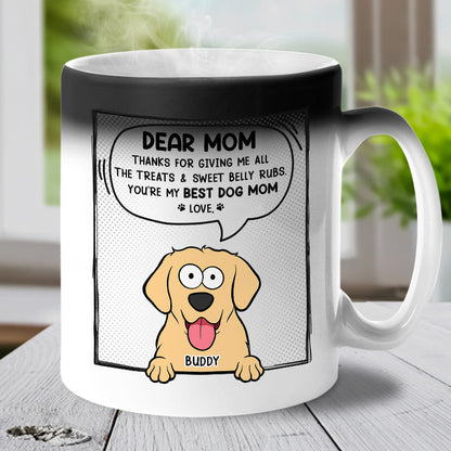 Thanks For Picking Up Our Poop - Dog Personalized Custom Color Changing Mug - Gift For Pet Owners, Pet Lovers