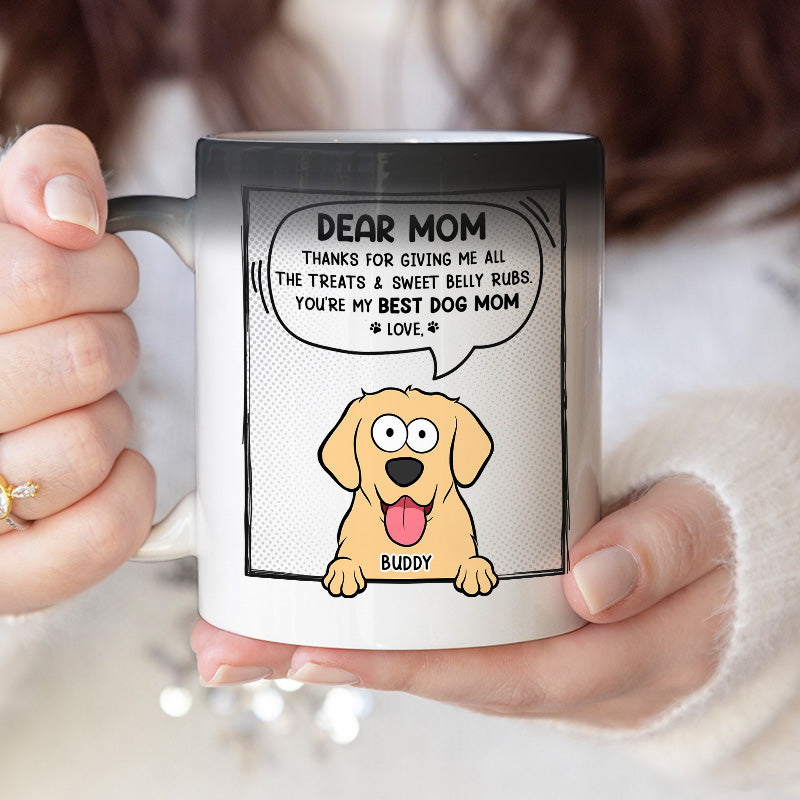 Thanks For Picking Up Our Poop - Dog Personalized Custom Color Changing Mug - Gift For Pet Owners, Pet Lovers