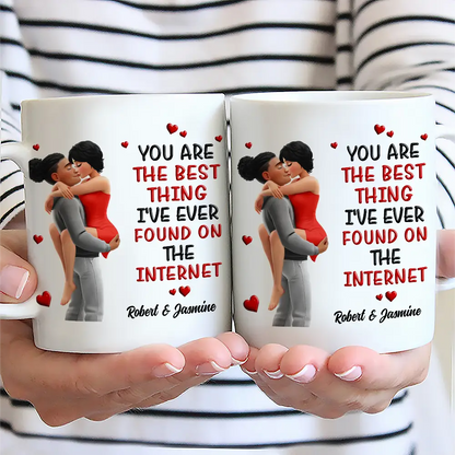 Kissing Couple 3D Best Thing Found On The Internet - Personalized Mug