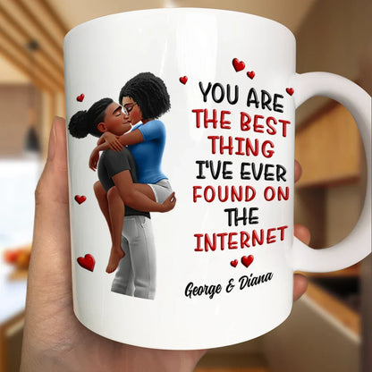Kissing Couple 3D Best Thing Found On The Internet - Personalized Mug