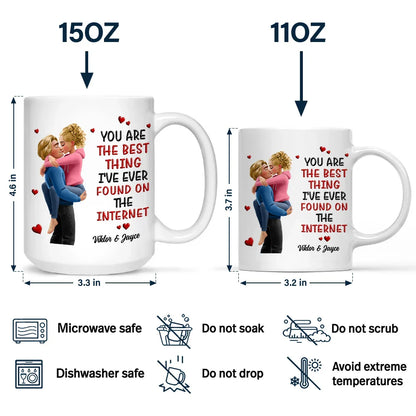 Kissing Couple 3D Best Thing Found On The Internet - Personalized Mug