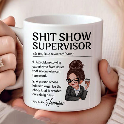 A Problem Solving Expert Personalized Mug, Funny Gift For Colleagues, Coworkers, Work Friends, Work Besties