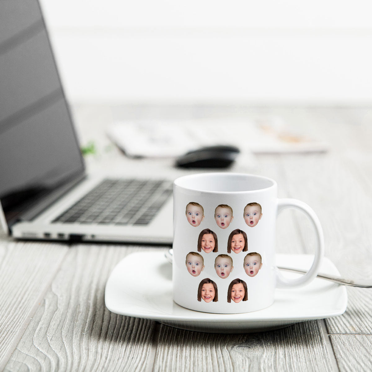 This Mug Belongs To The World Best Dad Baby Face Father's Day Gift Personalized Mug