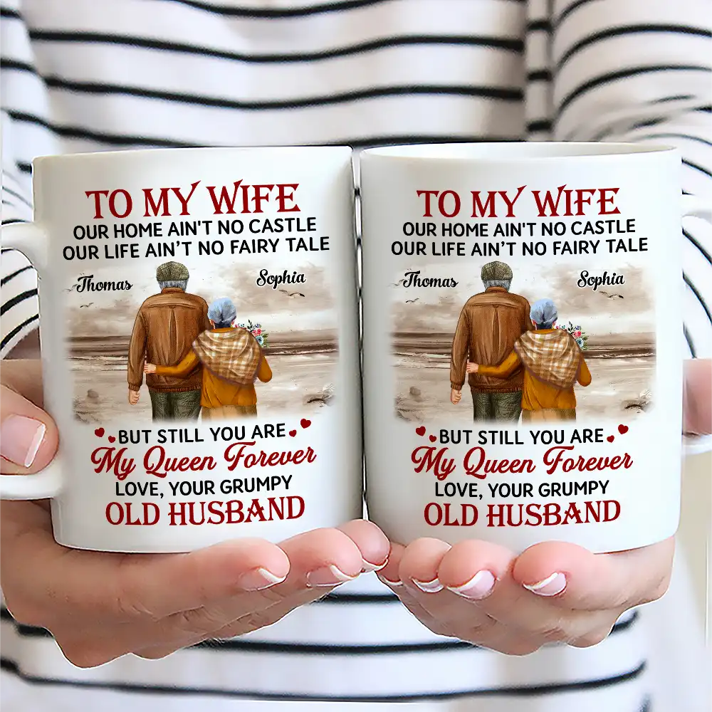 Couple To My Wife Our Home Ain't No Castle - Personalized Mug