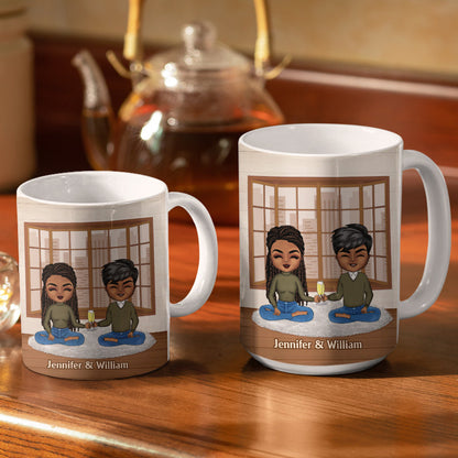 Family Couple Annoying Each Other For Years - Personalized Custom White Edge-to-Edge Mug