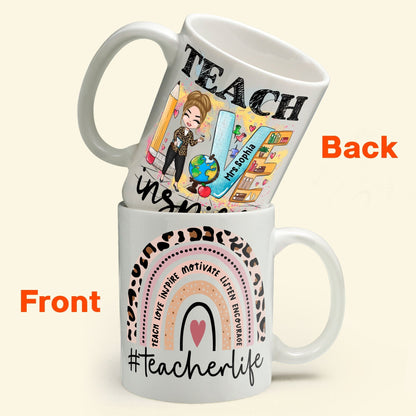 Teacher Life - Personalized Mug - Birthday Gift For Teachers