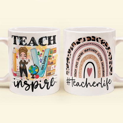 Teacher Life - Personalized Mug - Birthday Gift For Teachers