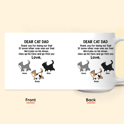 Thank You For Being Our Dad - Personalized Mug