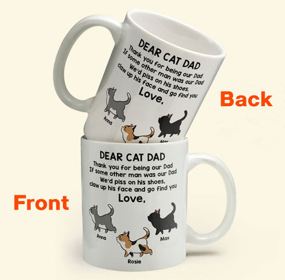 Thank You For Being Our Dad - Personalized Mug