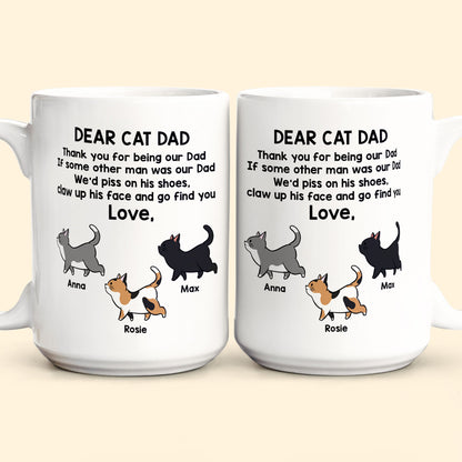 Thank You For Being Our Dad - Personalized Mug