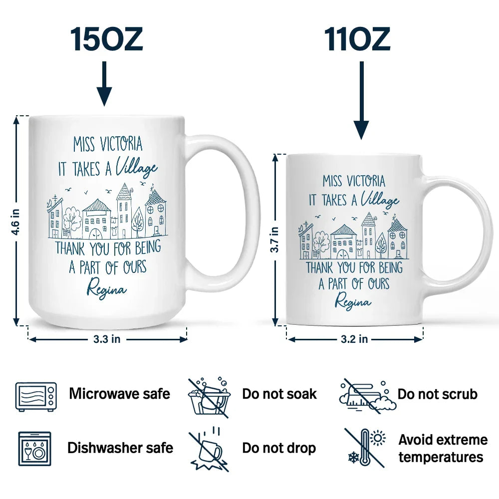 Thank You For Being A Part Of Ours - Personalized Mug