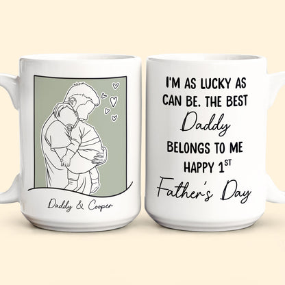 The Best Daddy Belongs To Me - Personalized Mug
