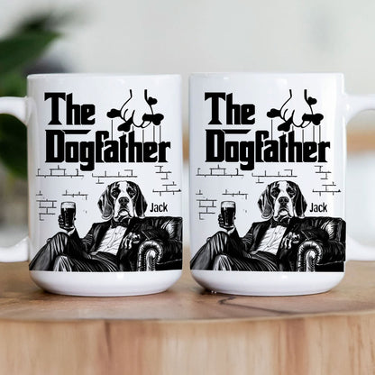 The Dog Father - Dog Dad Gifts - Mafia Dogs - Personalized Mug
