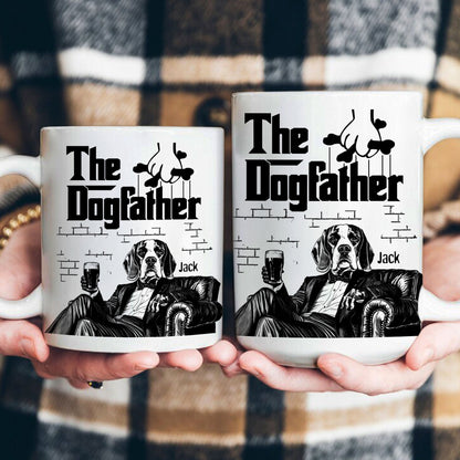 The Dog Father - Dog Dad Gifts - Mafia Dogs - Personalized Mug
