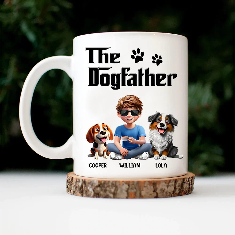 The Dogfather 3D Pet Lover - Personalized Mug