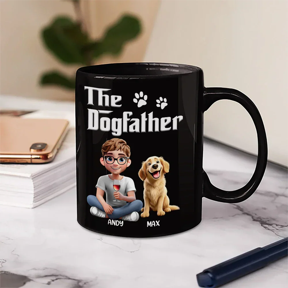 The Dogfather 3D Pet Lover - Personalized Mug