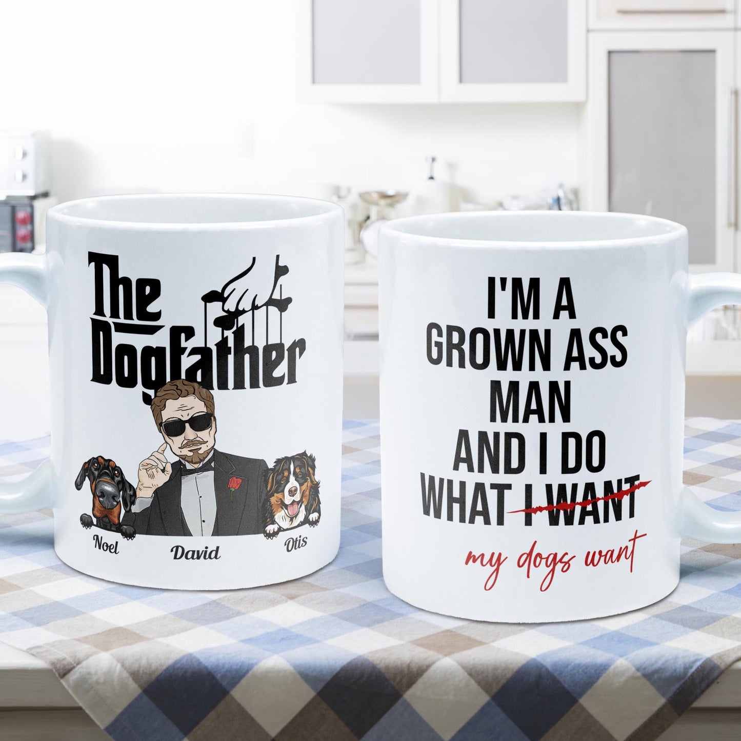 The Dogfather - Personalized Mug