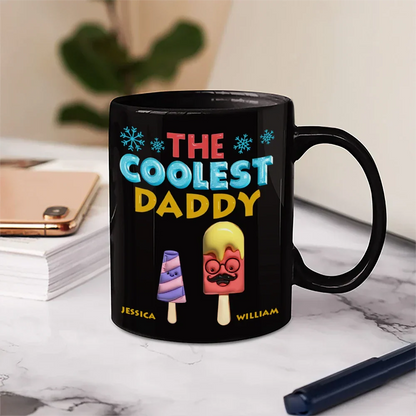 The Coolest Pop Funny 3D Effect Cartoon Ice Cream - Personalized Mug