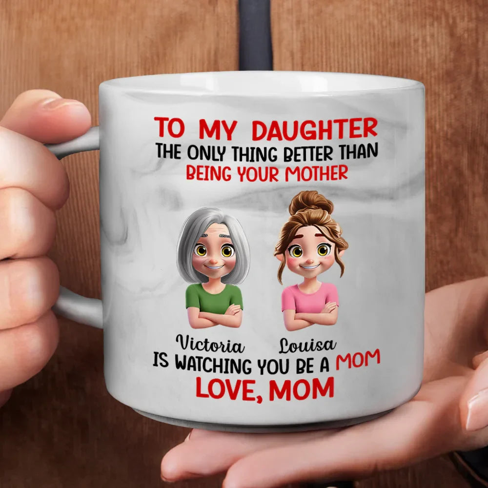 The Only Thing Better Than Being Your Mother Father - Personalized Marble Mug