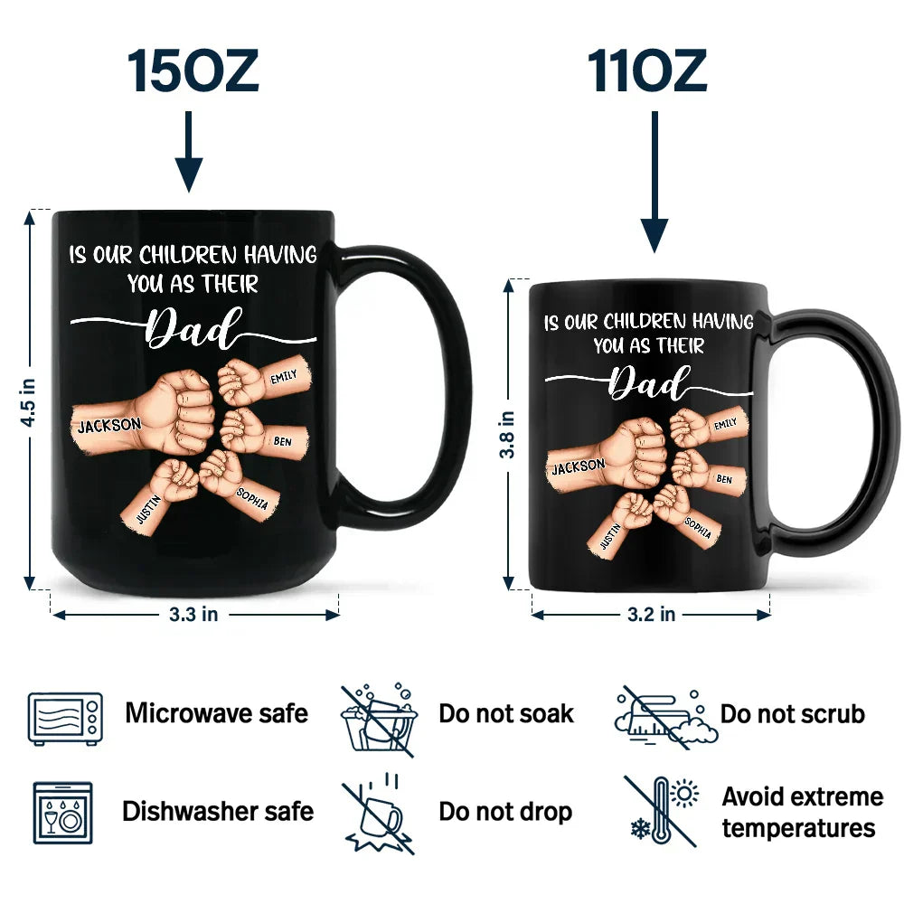 The Only Thing Better Than Having You As My Husband - Personalized Black Mug
