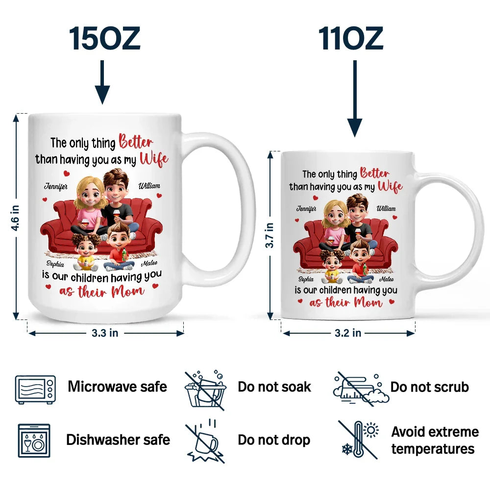 The Only Thing Better Than Having You As My Wife - Personalized Mug