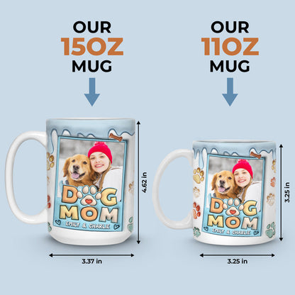 Custom Photo My Kids Have Four Feet - Dog & Cat Personalized Custom 3D Inflated Effect Printed Mug - Christmas Gift For Pet Owners, Pet Lovers