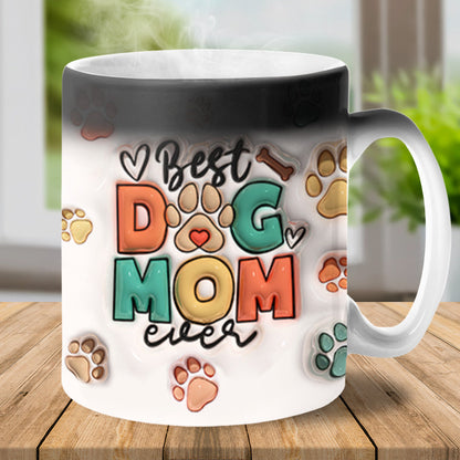 Custom Photo You're My Favorite Face To Lick - Dog & Cat Personalized Custom 3D Inflated Effect Printed Color Changing Mug - Gift For Pet Owners, Pet Lovers