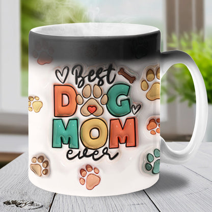 Custom Photo You're My Favorite Face To Lick - Dog & Cat Personalized Custom 3D Inflated Effect Printed Color Changing Mug - Gift For Pet Owners, Pet Lovers