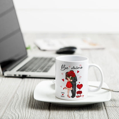 Be Mine Elegant Couple Personalized Mug