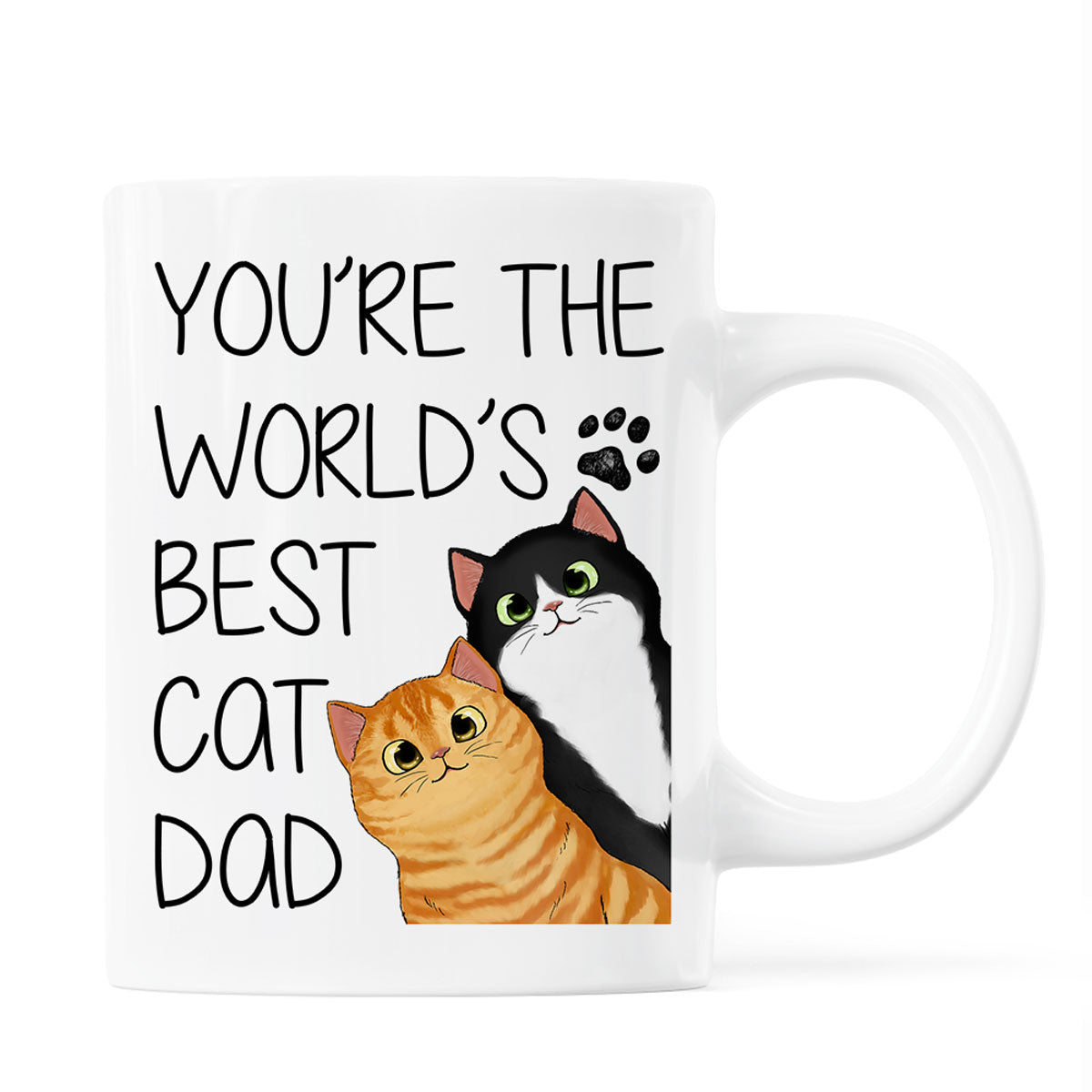 You Are The World's Best Cat Dad Personalized Mug
