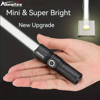 Ultra Bright Usb Telescopic Zoom Flashlight