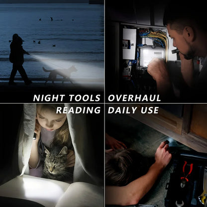 Ultra Bright Usb Telescopic Zoom Flashlight