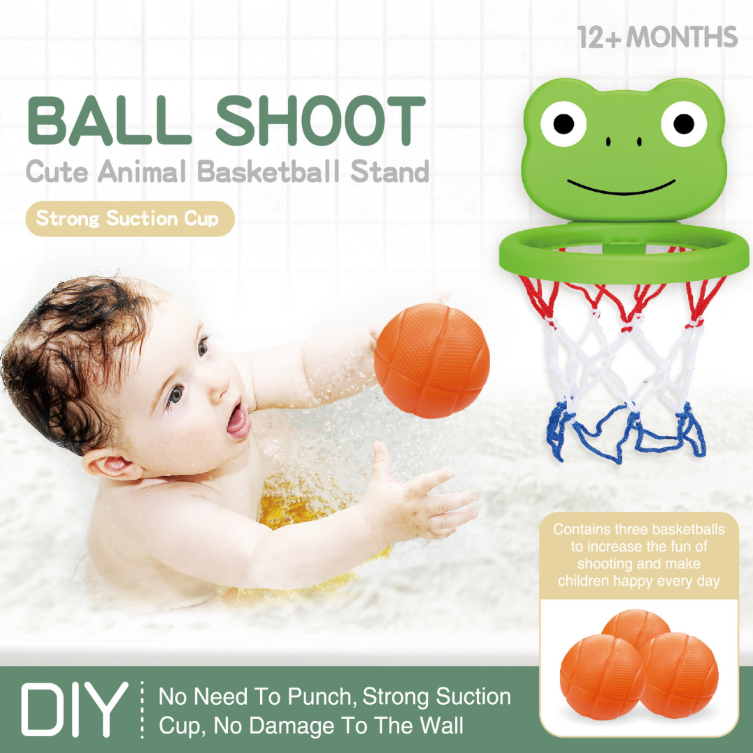 Basketball Hoop Bath Toy for Kids