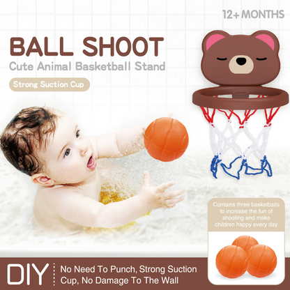 Basketball Hoop Bath Toy for Kids