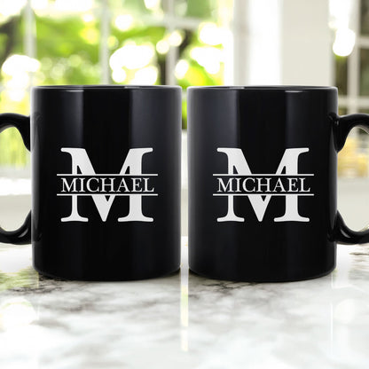 Vintage Monogram - Coworker Gifts - Personalized Mug