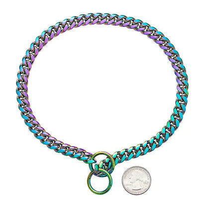 18K Gold Link Dog Collar