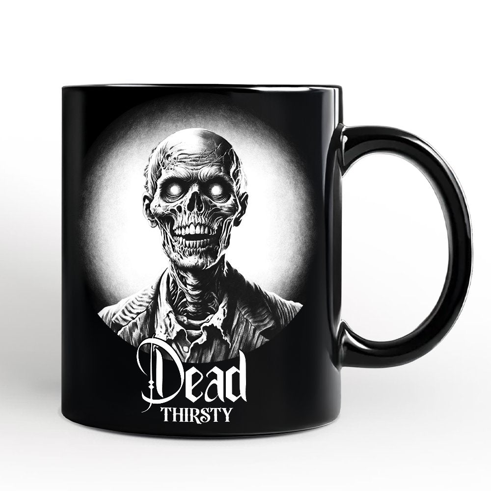 Zombie Spooky Portrait Personalized Mug Horror Villain Theme Halloween Gift with Custom Name