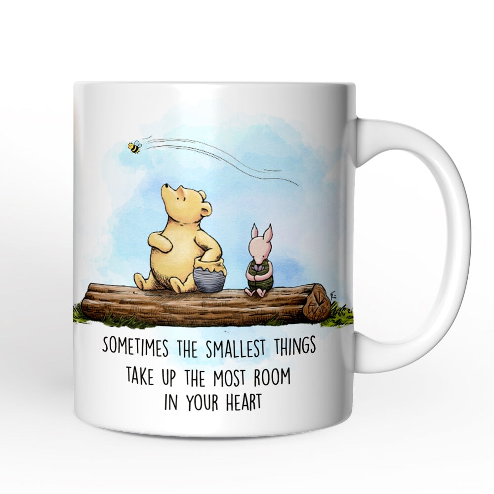 Pooh Bear's Heartwarming Quote Personalized Mug, Sentimental Appreciation Gift