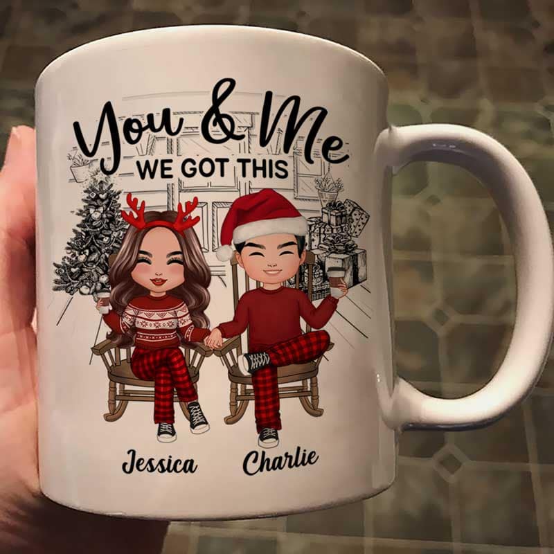 Couple We Got This Personalized Christmas Mug