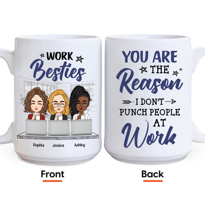 Work Besties - Personalized Mug