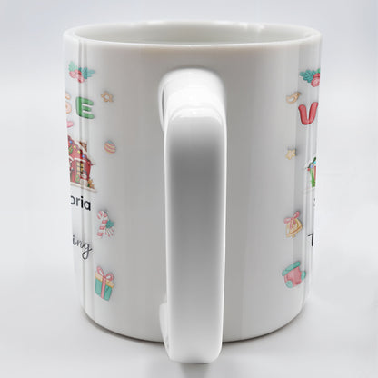 It Takes A Village Thank You For Being Part Of Ours - Personalized Custom Coffee Mug - XMAS041_MG