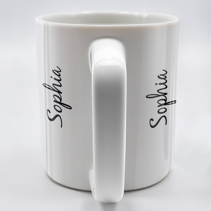 Customizable Name With Festive Light Strings - Personalized Custom Coffee Mug - XMAS155_MG