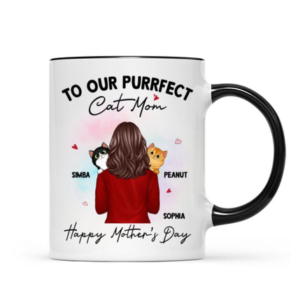 To My Purrfect Cat Mom Happy Mother's Day Personalized Mug