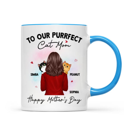 To My Purrfect Cat Mom Happy Mother's Day Personalized Mug