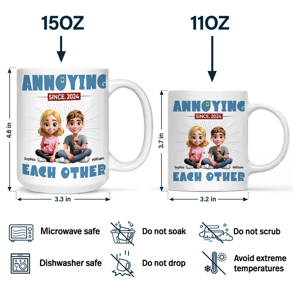 Annoying Each Other Couple I'm Yours No Refund - Personalized Mug